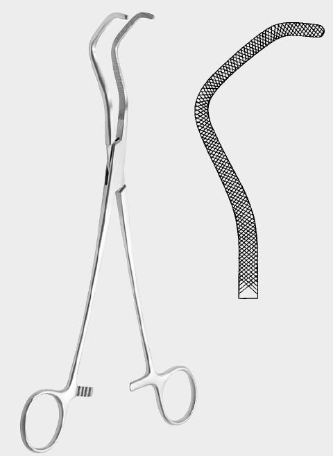 Затискач ХАРКЕН (HARKEN) для вушної раковини з подвійним вигином